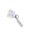 High-Transparency Glow Stress-Relief Triple-Key Clip - Red